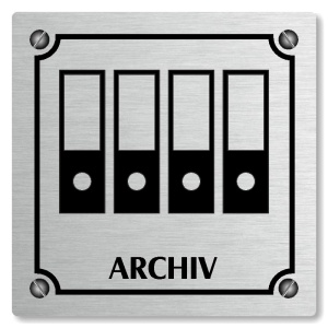 Archiv, 80x80mm, stříbrná, Kansas
